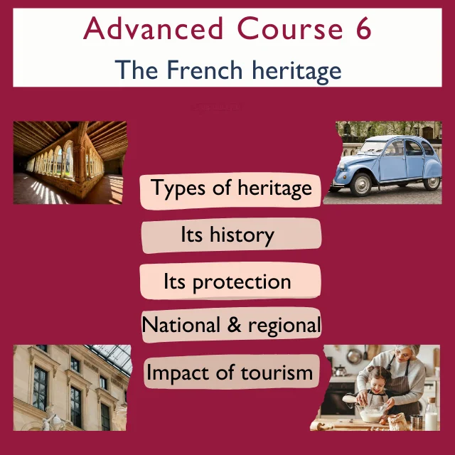 Downloadable Pack FLE avancé passé simple et patrimoine teacher resources with engaging activities