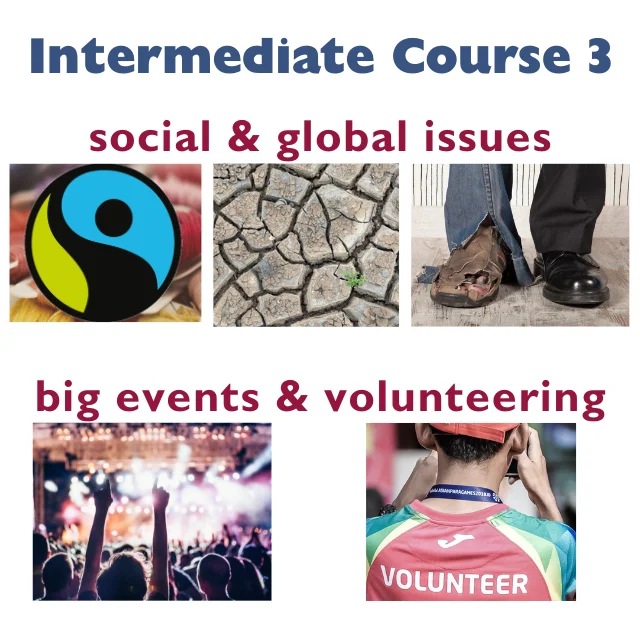 Downloadable French Teacher Resources global topics - Featuring intermediate adaptable lessons, varied, engaging activities, and audio materials.