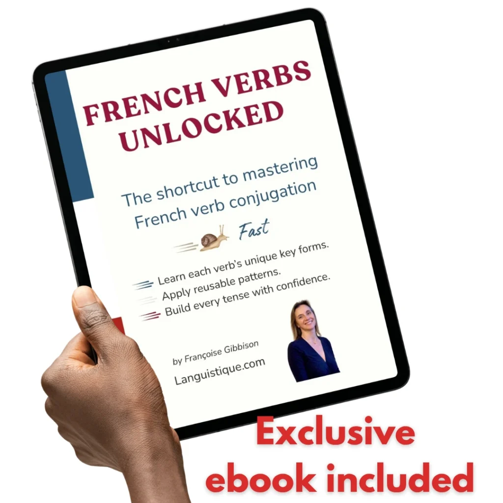 Photo of exclusive ebook on French verbs conjugaison