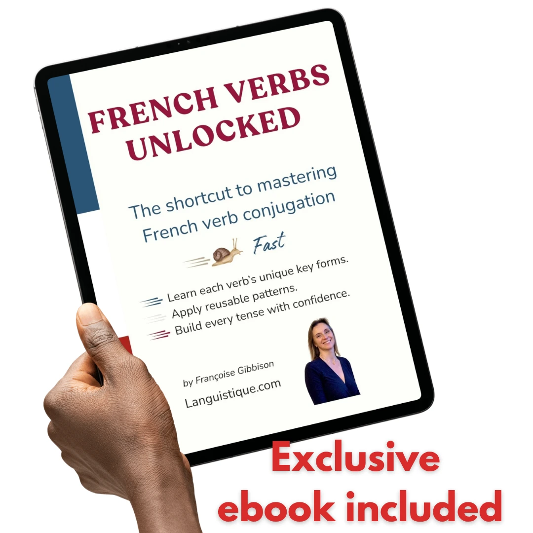 Photo of exclusive ebook on French verbs conjugaison